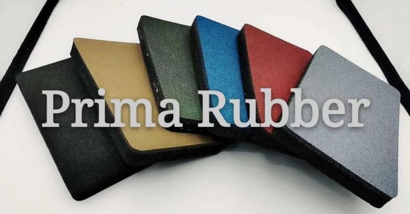 Gym Rubber Floor Tile Have with Wear/Tear Resistant and Impact Resistance
