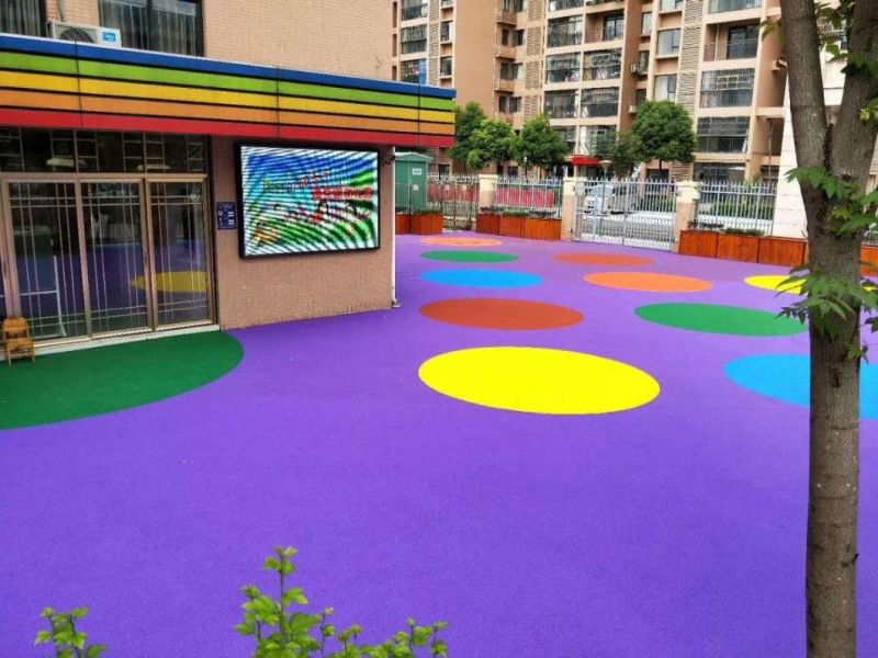Beautiful Bright Color EPDM Rubber Granule Kids Playground Flooring