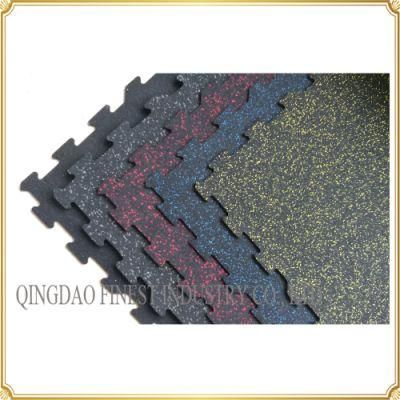 Interlocking Jigsaw Gym Rubber Tiles for Boxing and Fitness
