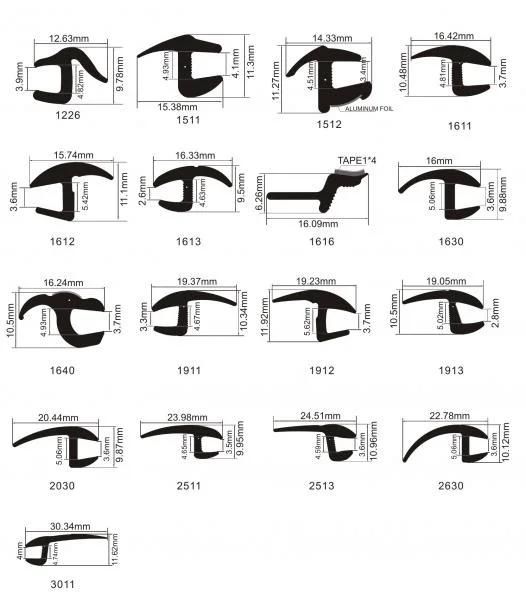 Windshield Rubber Molding for Windscreen and Windows