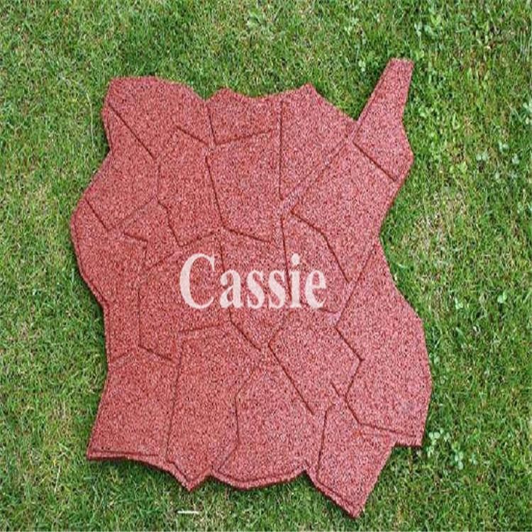 Outdoor Square Wearing-Resistant Kindergarten Rubber Tile