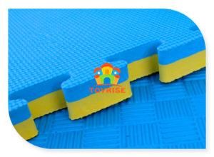 &prime;we Sell Mats&prime; Blue&Yellow 100X100X30cm Anti-Fatigue Interlocking EVA Foam Exercise Gym Flooring Mat