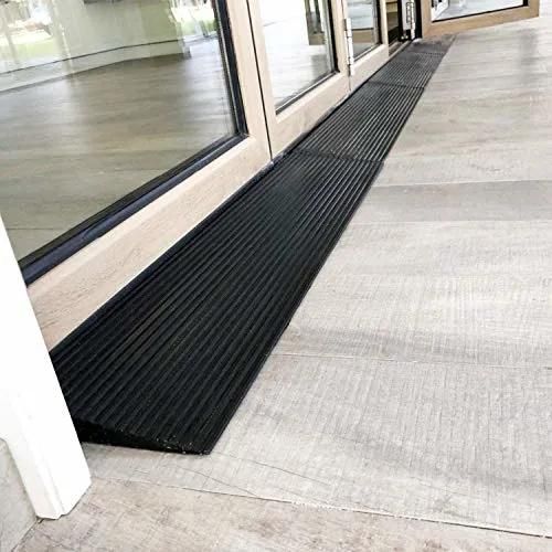 Non-Flammable Rubber Mat Ramp for Wheelchair