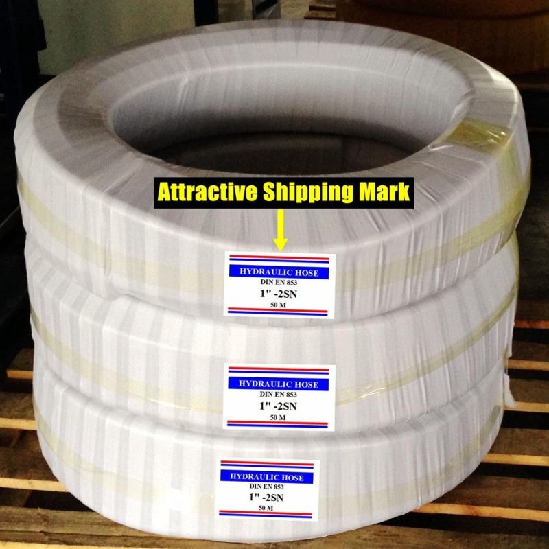 SAE R2 DIN 4sp 4sh R13 R15 Hydraulic Rubber Hose