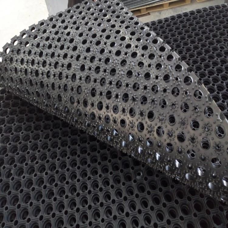 Acid Resistant Industrial Rubber Mat, Drainage Rubber Floor Mat