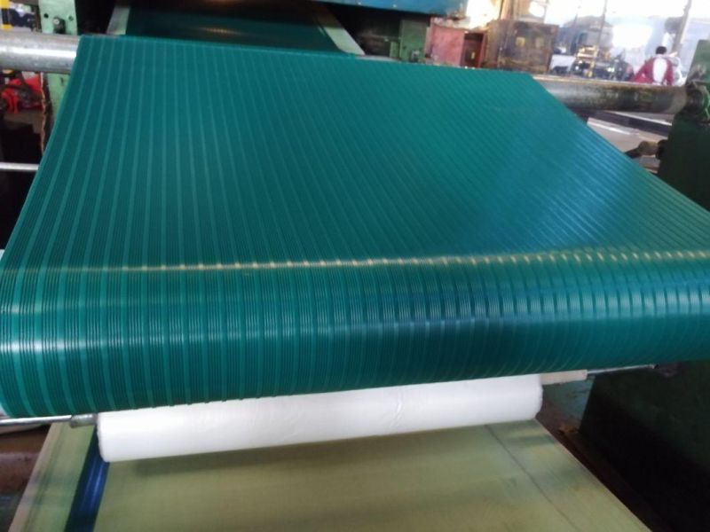 Non Slip 15mm Fine Ribbed Rubber Sheet Flooring Mats