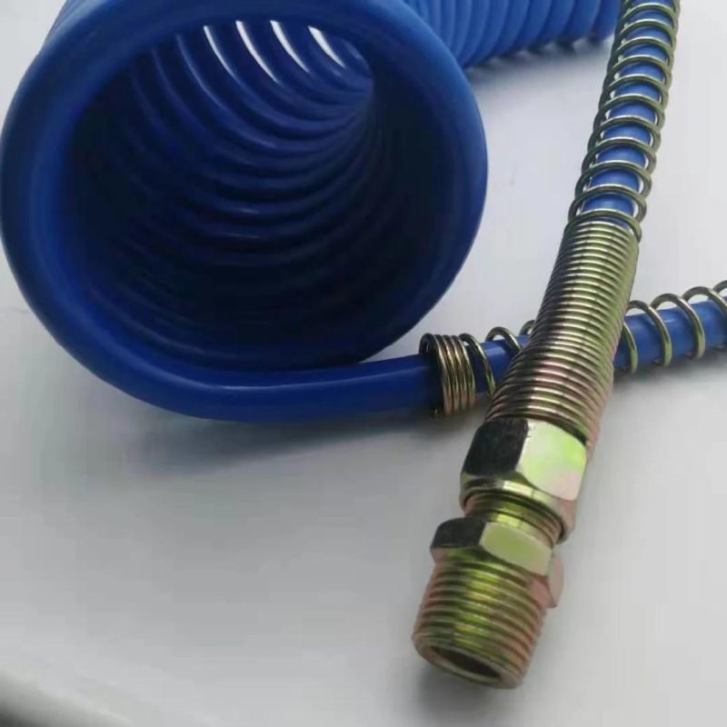 PVC Air Hose Blue Color Air PVC Hose with Male and Female Fitting