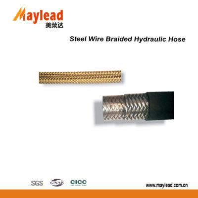 1001 3/8&quot; High Pressure Steel Wire Braided Hydraulic Hose En857 1sc
