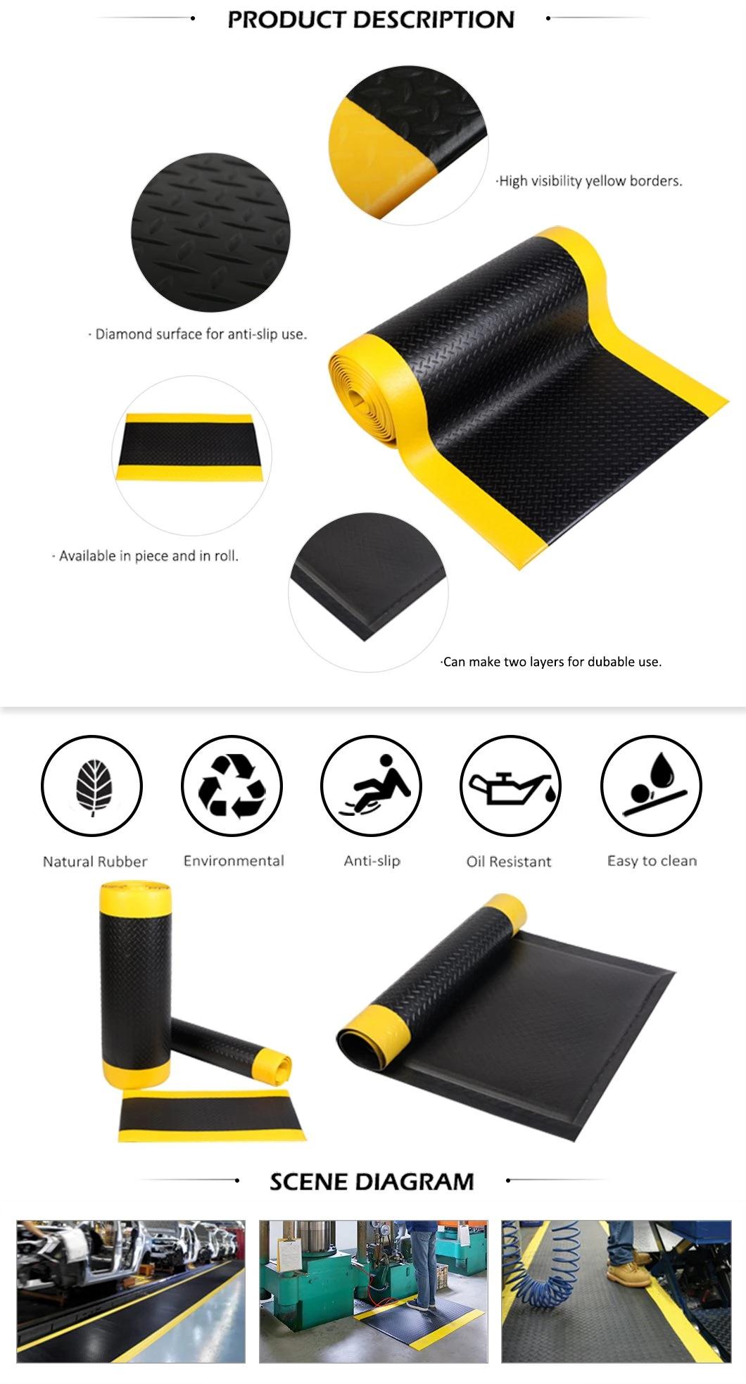 Factory Custom PVC Foam Anti Fatigue Non Slip Mat in Roll
