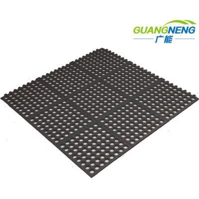 Anti-Bacteria Acid Resistant Hotel Rubber Floor Mat, Commercial Rubber Garage Tile