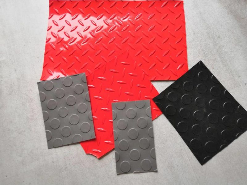 Comfortable Anti Fatigue Soft PVC Cushion Coil Matting Roll for Doors