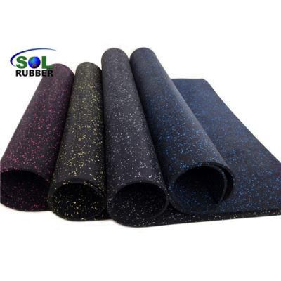 Gym Fitness Room Rubber Roll Gym Flooring Mat