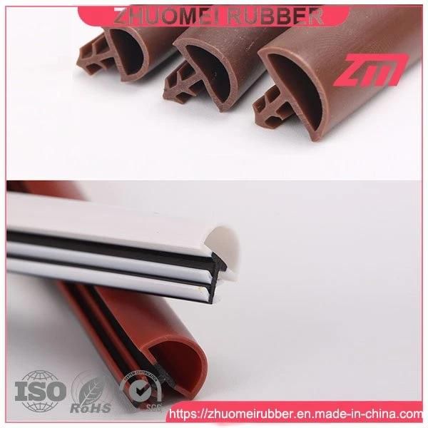 Plastic Extruded Wooden Door PVC Seal Strip