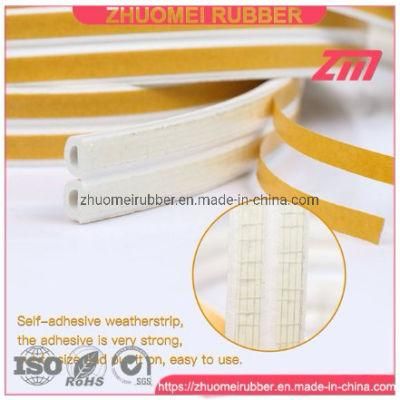 Wooden Door Seal Weather Strip with Adhesive