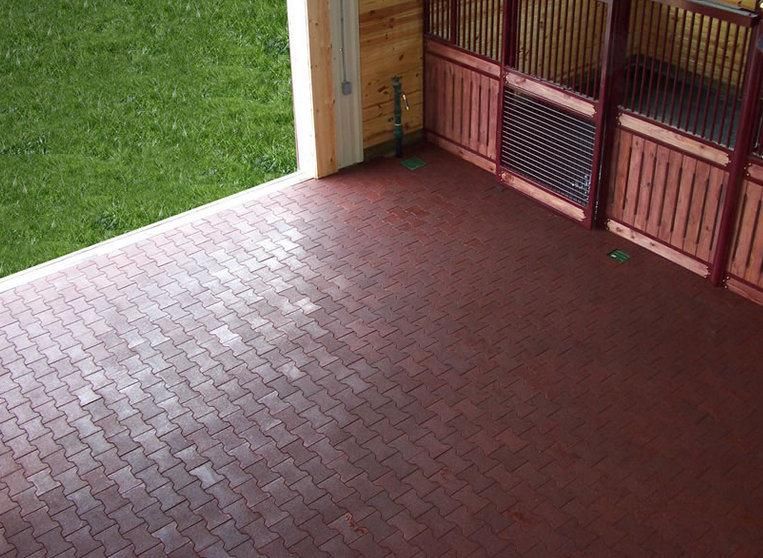 Cheap Rubber Dog Bone Tiles; Rubber Floor Mat