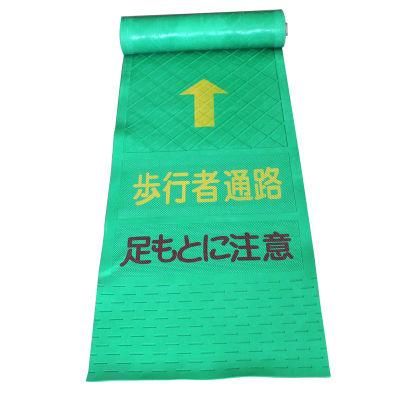 Rubber Safety Guide Mat, Anti-Abrasive Rubber Shee 3.6m