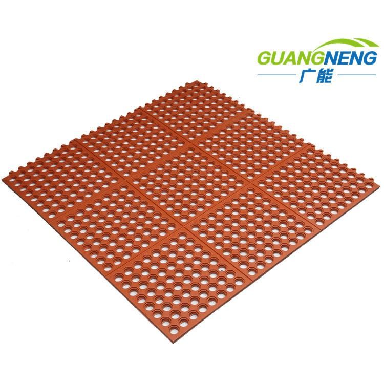 Red and Green Colour Kitchen Rubber Mats, Rubber Door Mats