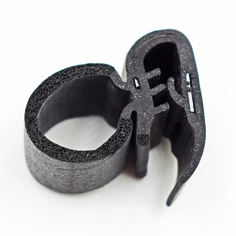 Weatherproof Car Window Rubber Sealing Strip with Metal Inserted