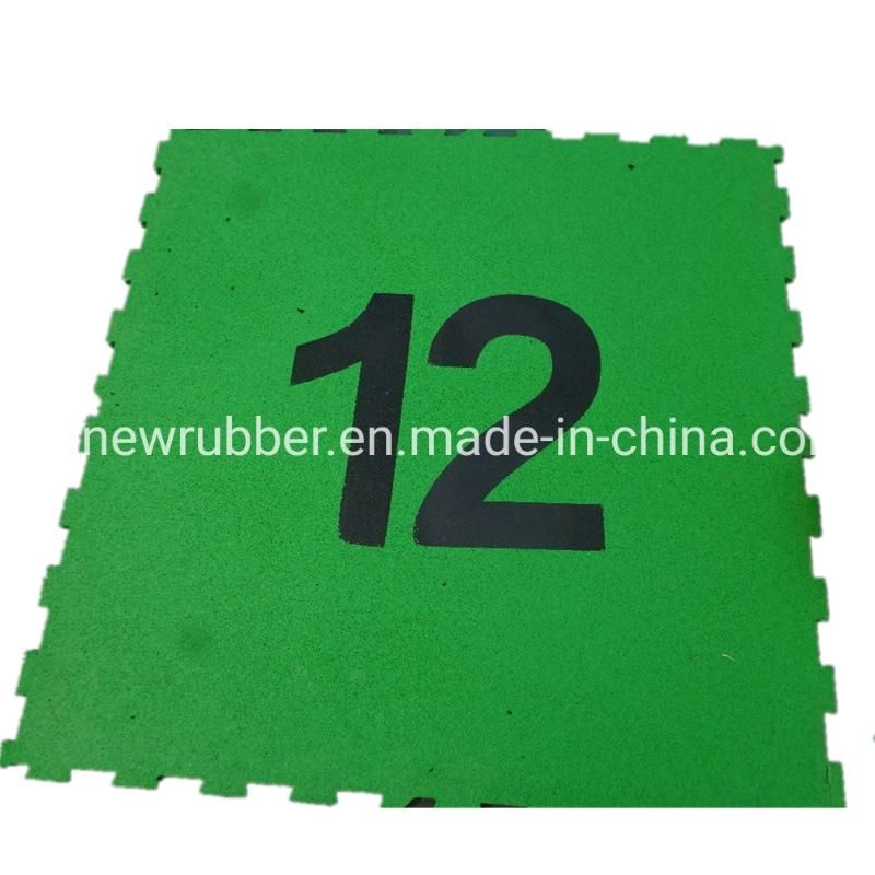 Animal Pattern Children Playground Softy Rubber Tile