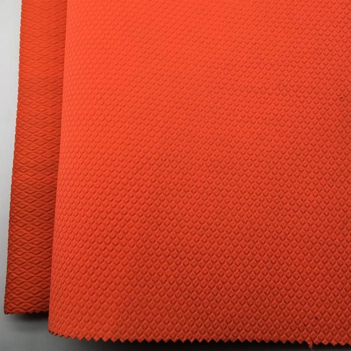 Round Square Hexagonal Diamond 2mm Embossing Polyester Neoprene Material for Bags