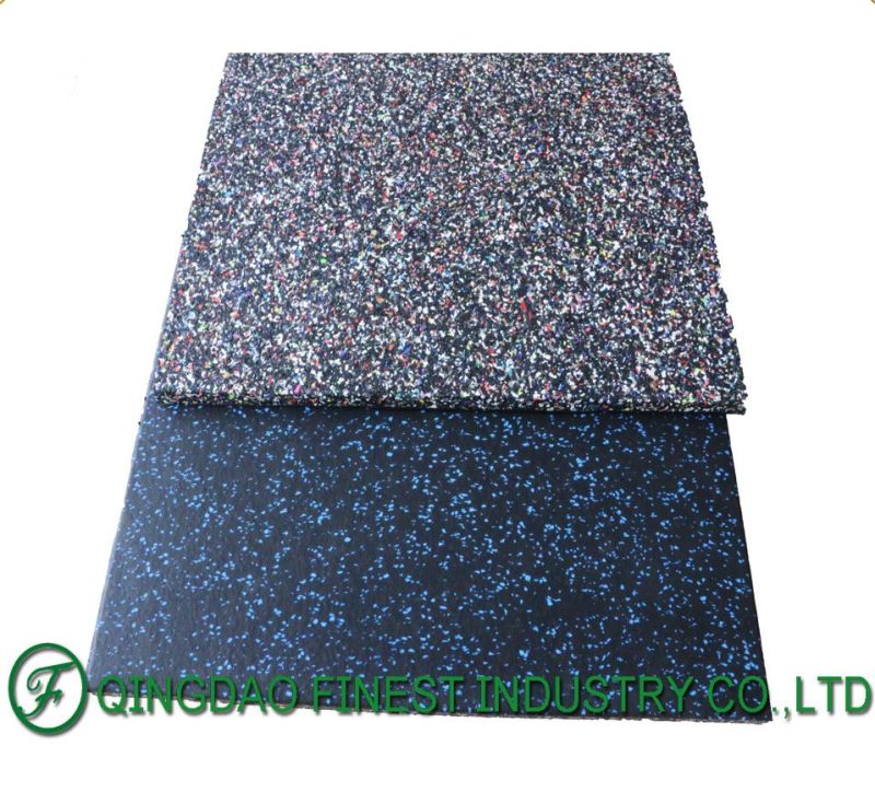 Anti-Walk Anti-Move Nosie Reduction Gym Sports Rubber Flooring Tiles