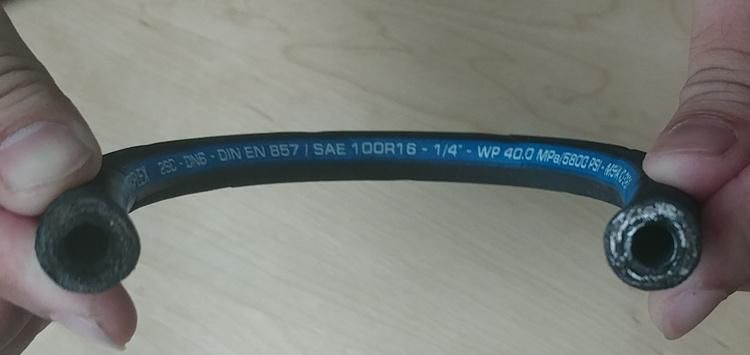 Msha 1 1/4 Inch SAE 100r16 Hydraulic Hose Heavy Duty Rubber Hose