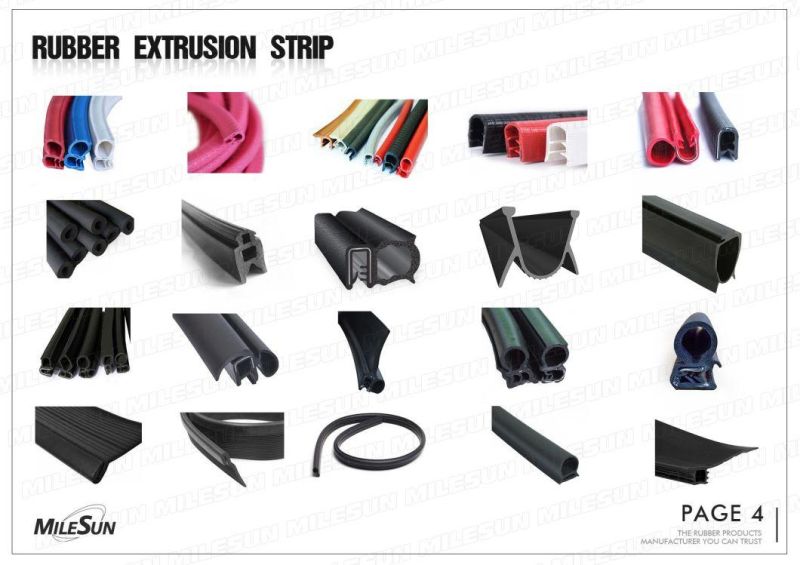 OEM Customization Rubber Extrusion Co-Extruded Sponge EPDM