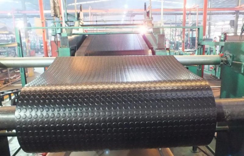 3-6mm DOT Round Anti-Slip Rubber Floor/Mat/Sheet