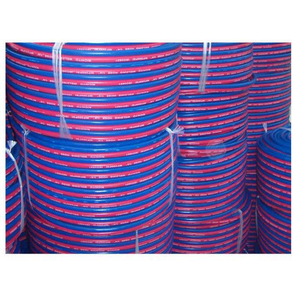 Red&Green 1/4 I. D Double Line Welding Hose
