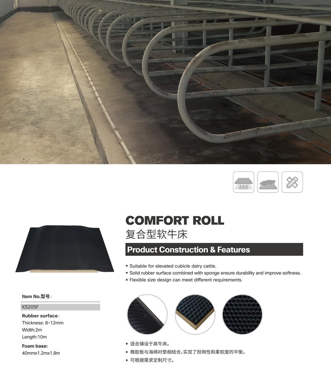 Non Slip/Fatigue Cow Cubicle Cattle Horse Stable Stall Alley Milking Rubber Mat Sheet Floor