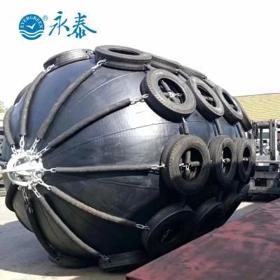 D=3000mm EL=6000mm Yokohama Floating Pneumatic Fenders/ Sling Type and Tire Net