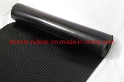 High Voltage Insulation Aging-Resistant Customized Thickness Rubber Flooring Matting Sheet for Distribution Room