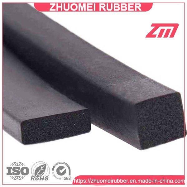 Waterproof Rubber Flat Square Sponge Seal Strip