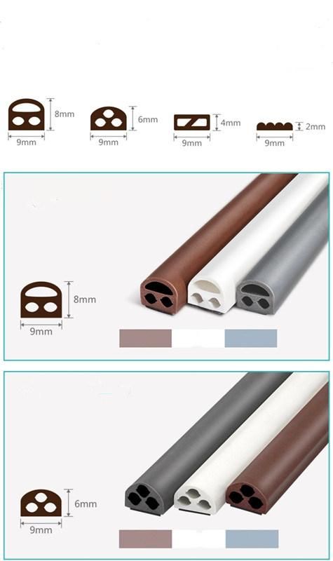 Self-Adhesive Silicone Rubber Extrusion Seals for Window and Door