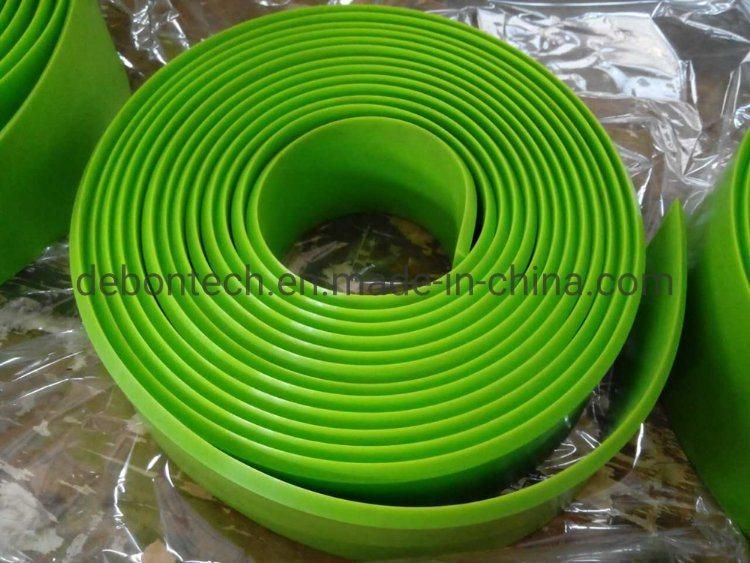 Conveyor Belt Skirting Rubber Systems 70A Durometer Skirt Board Rubber Polyurethane
