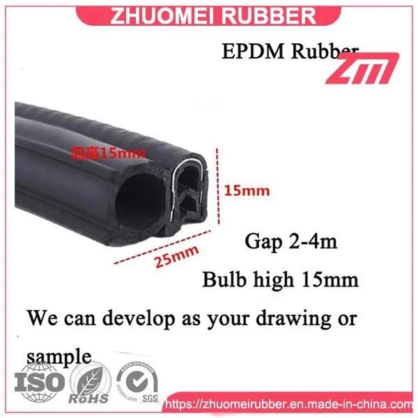 Rubber Edge Trim Seal Finned Hard Rubber for Car Boot