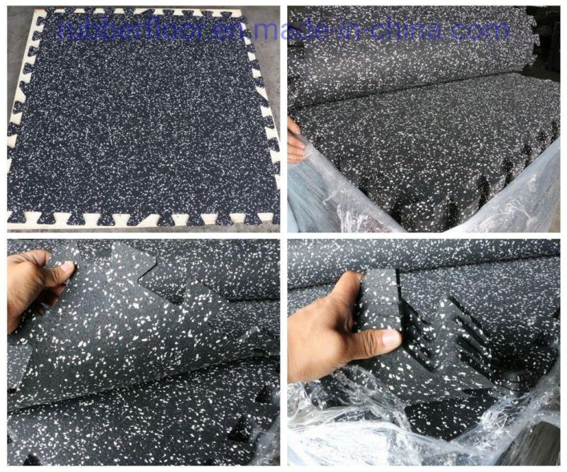 Sound Proofing and Deadening Interlocking Gym Rubber Tile