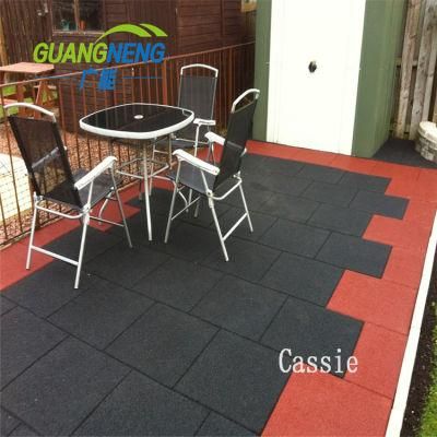 Gym Rubber Flooring Tile/ Kindergarten Square Rubber Mat