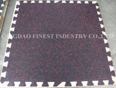 Anti Vibration Shock Absorber Interlocking High Density Crossfit Gym Rubber EPDM Flooring/Floor/Tile/ Mat