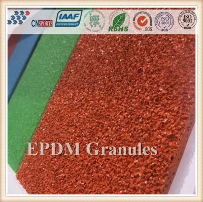 Multipurpose Colorful EPDM Rubber Granules for Running Track &amp; Playground Installation
