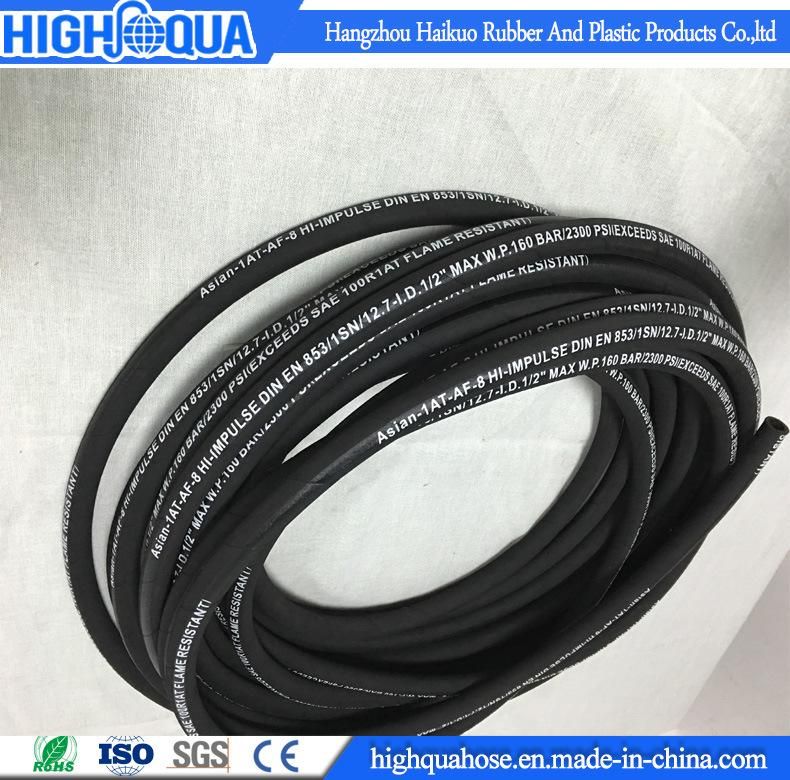 One Textile Braid Hydraulic Hose DIN/En 854 1te