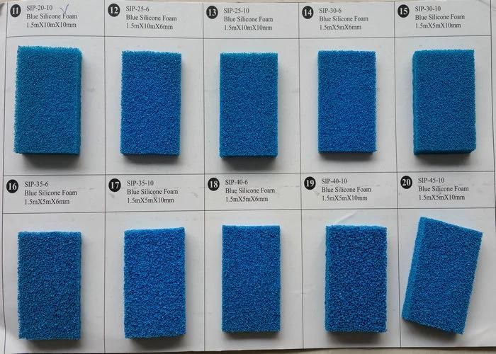 Silicone Sponge Rubber Sheet, Silicone Foam Rubber Sheet with Smooth Surface