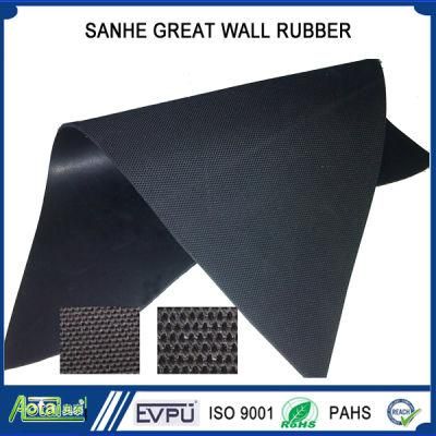 Neoprene NBR/Nitrile EPDM Industrial Rubber Sheet with Fabric Finished Surface