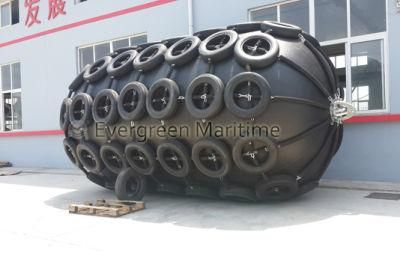 D=3300mm EL=6500mm Yokohama Floating Pneumatic Fenders/ Sling Type and Tire Net