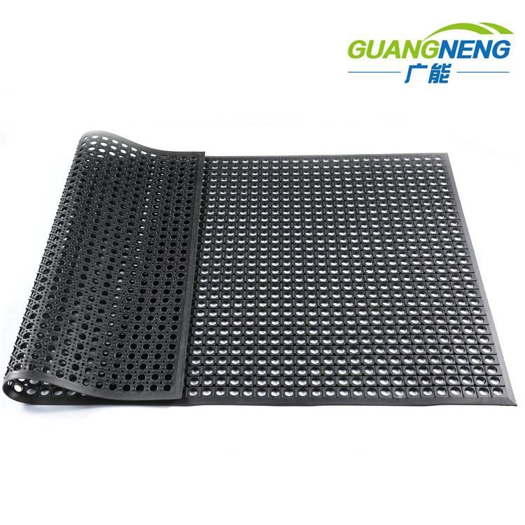 Antibacterial Floor Mat/Drainage Anti-Fatigue Rubber Anti-Slip Kitchen Mats Oil Resistant