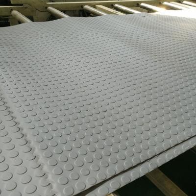 Factory Manufacture Gray Coin Rubber Flooring Roll /Rubber Mat