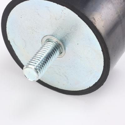 Customized Rubber Shock Absorbers Round Anti Vibration Small Screw