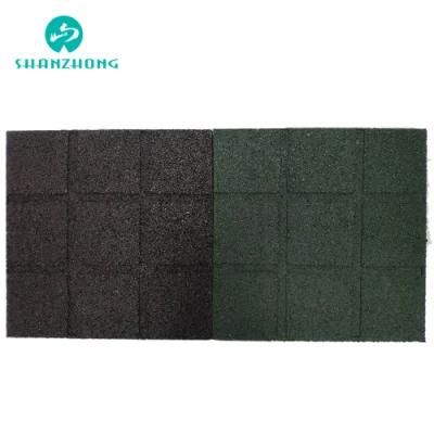 Comfortable and Elastic Gym Area Rubber Floor Mat Drainage Wear -Resistant Insulation Rubber Tile