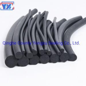 Self-Adhesive D-Shape Sponge/Foam Rubber Seal Strip for Wooden Door