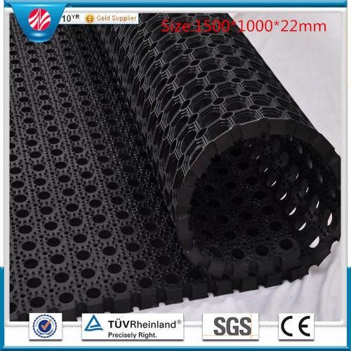 Anti Slip Rubber Mat, Drainage Rubber Mat, Bathroom Rubber Mat